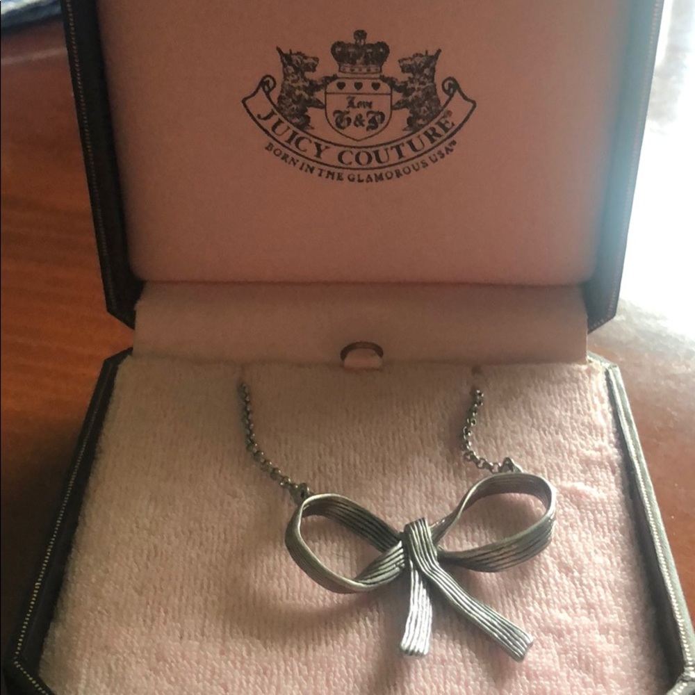 Juicy Couture Bow Necklace